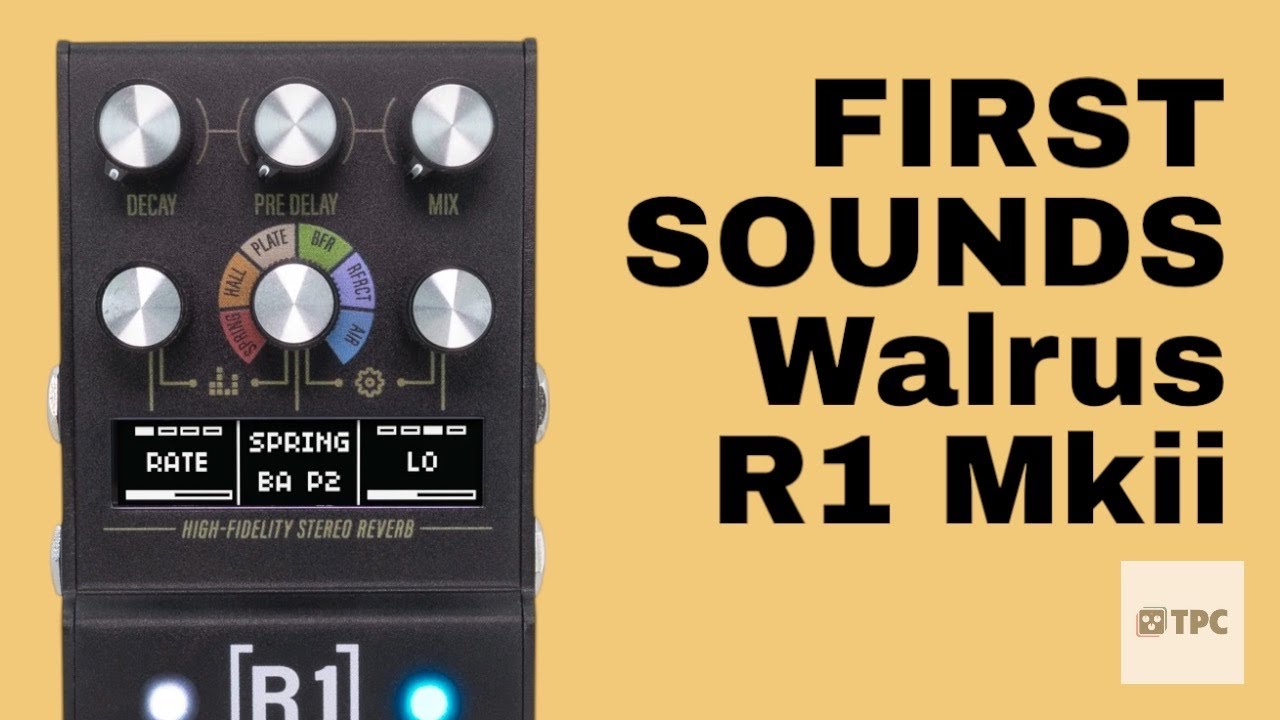 FIRST SOUNDS // Walrus R1 Mkii - Small Footprint, Huge Reverb