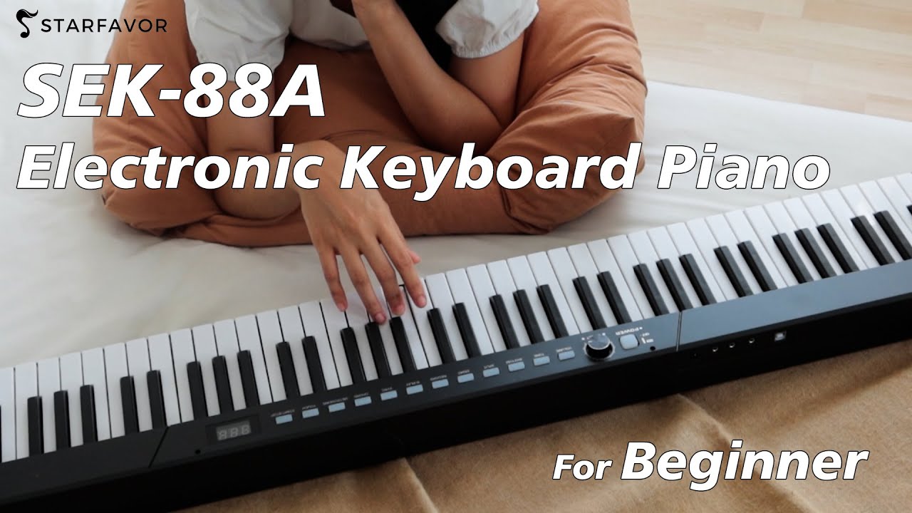 INTRODUCE | Starfavor SEK-88A 88Keys Electric Keyboard - YouTube