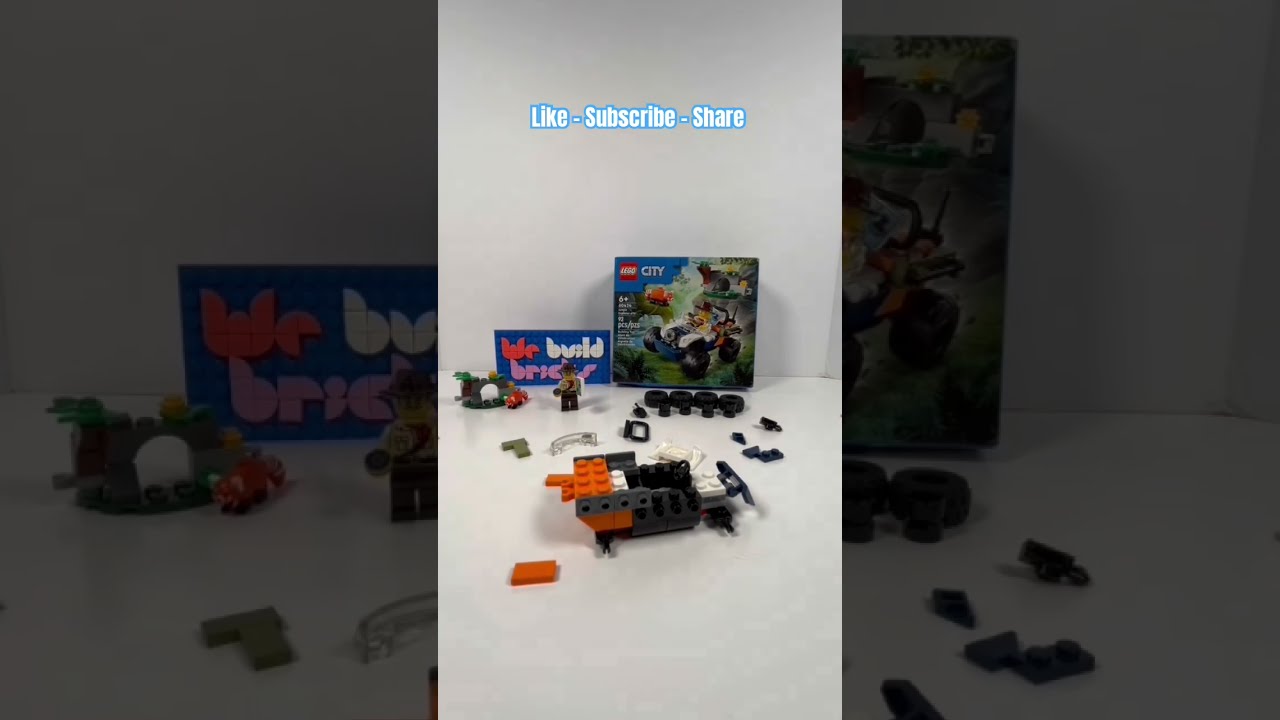 LEGO City 60424 Jungle Explorer ATV Now with more Red Panda