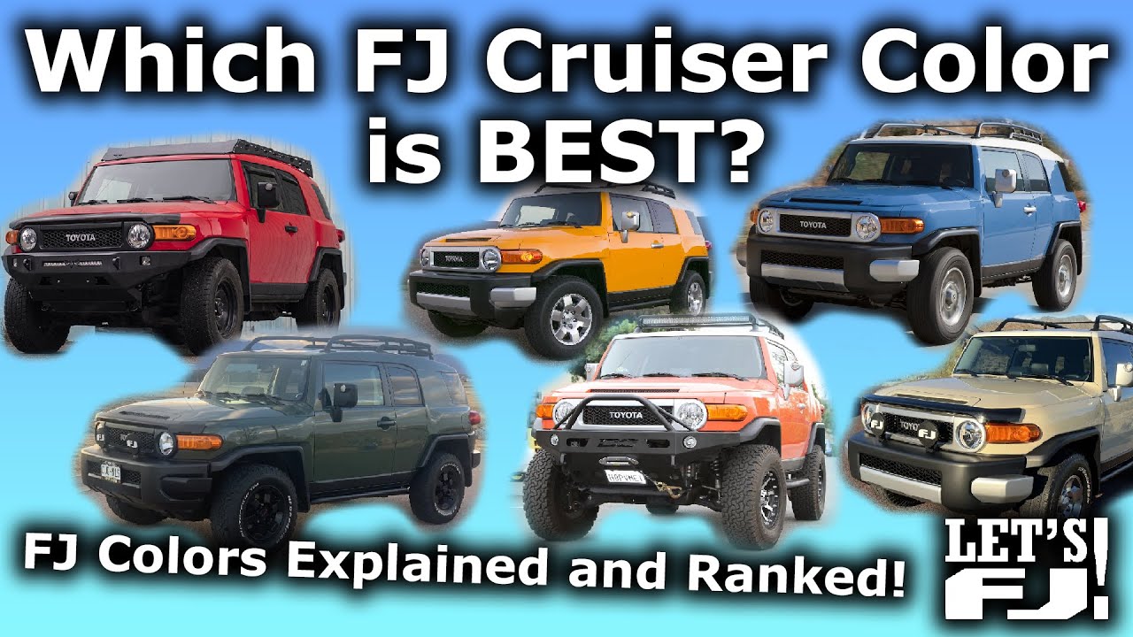 Every FJ Cruiser Color Ever Offered! - Paint Codes, Ranking