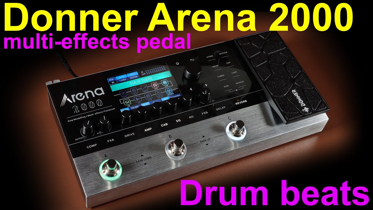Donner Arena 2000 drums. All the drum patterns plus a discount