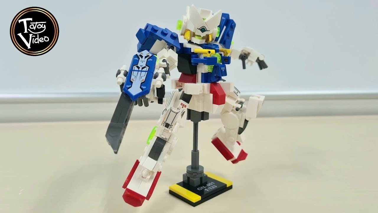 LEGO Gundam GN-001 Exia SY6498A - Lego Compatible - Unbox | Build