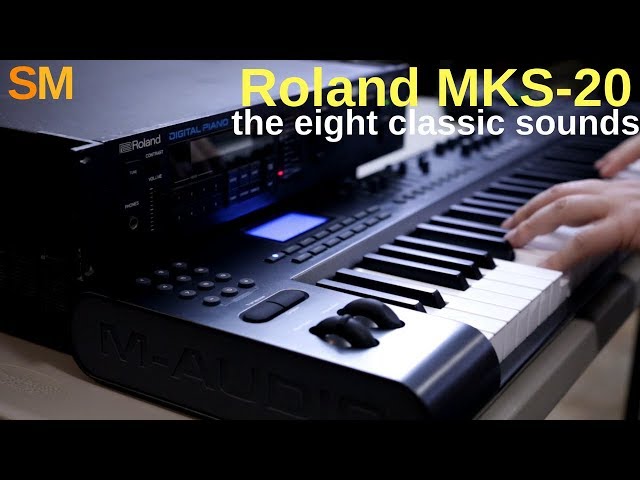 Roland MKS-20 - the eight classic sounds - YouTube