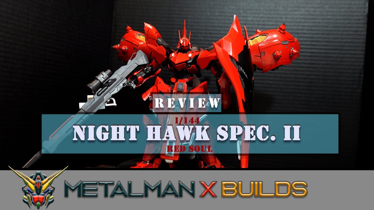1/144 Red Soul Night Hawk Spec.II #review #honestreview - YouTube
