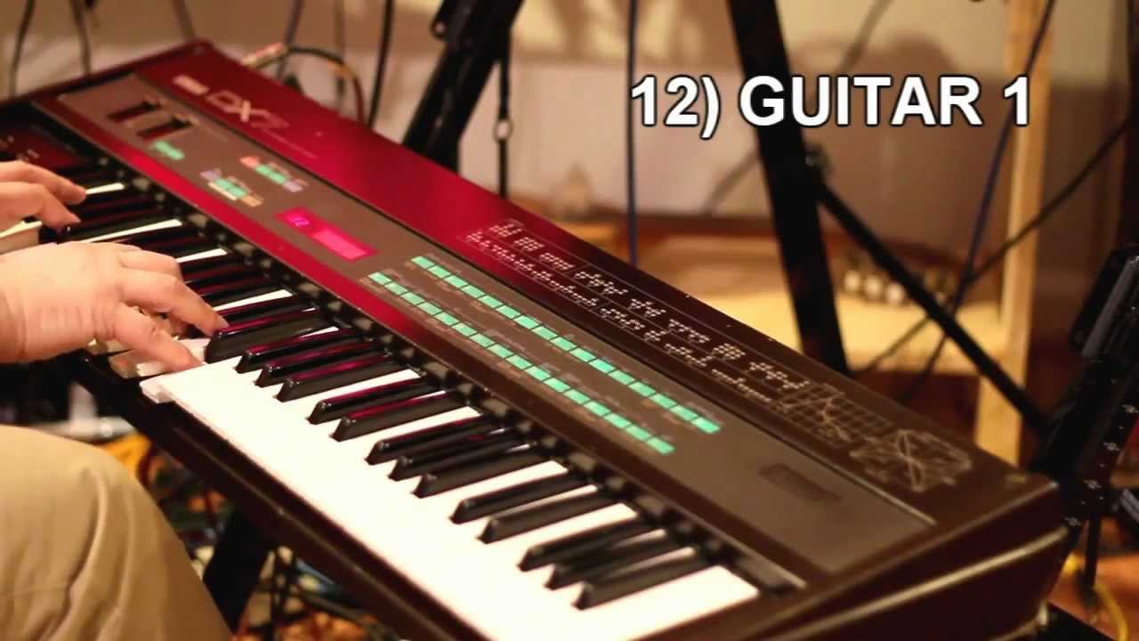 Yamaha DX7 - the 32 classic factory patches - YouTube