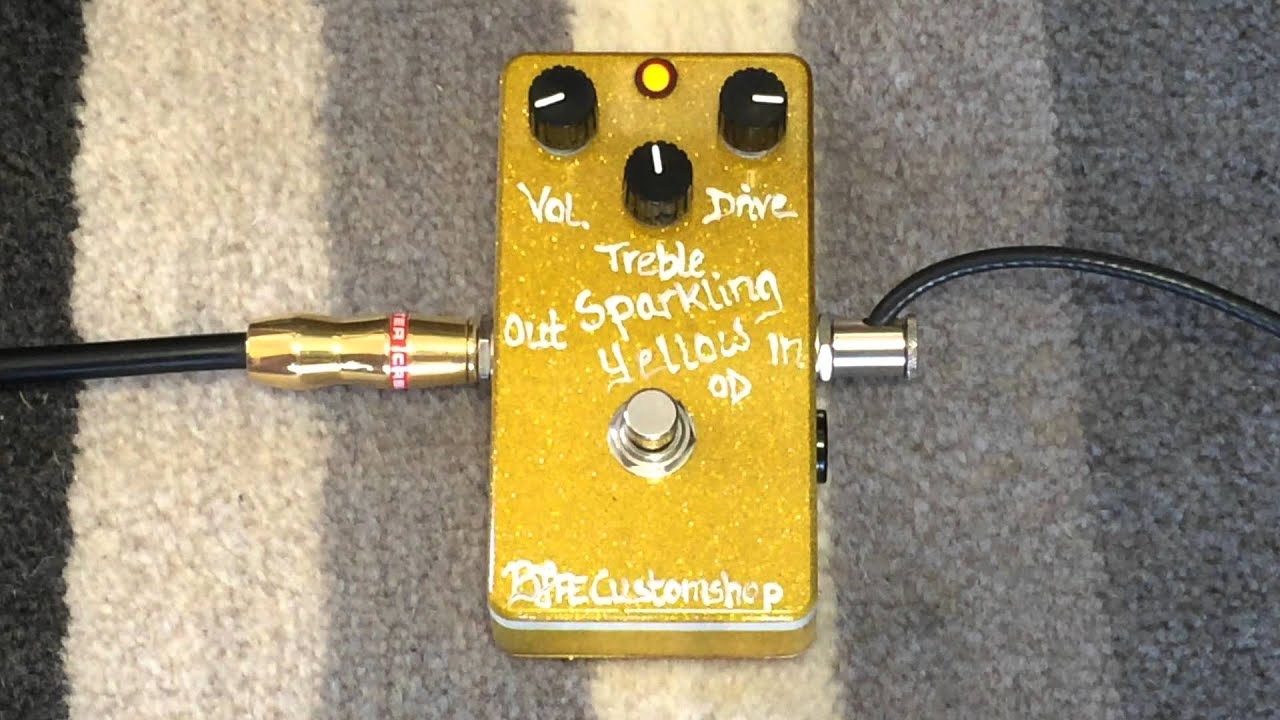 Guitar FX Layouts: BJFE Sparkling Yellow Overdrive V2