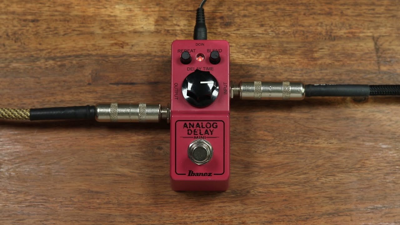 Ibanez Analog Delay Mini - YouTube
