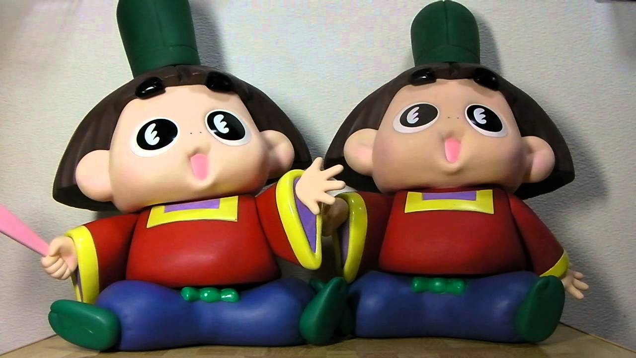 おじゃる丸等身大フィギュア - YouTube
