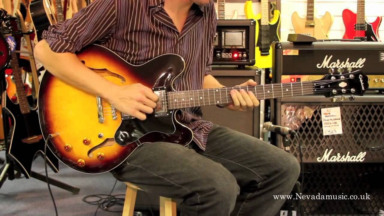 Epiphone ES-335 Dot Vintage Sunburst Demo - Sam Bell @ PMT - YouTube