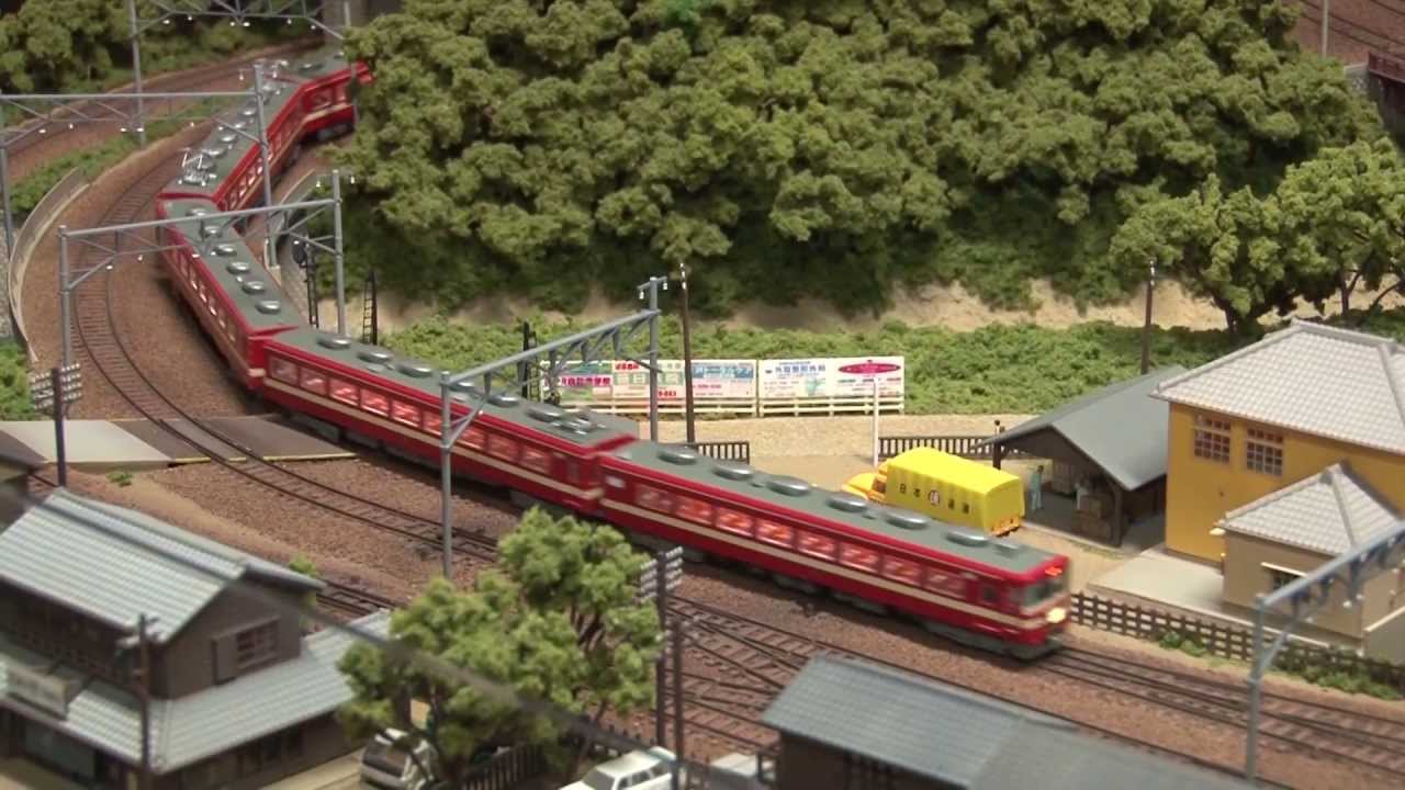 Nゲージ・鉄道模型 MICROACE 東武1800系 急行「りょうもう」 - YouTube