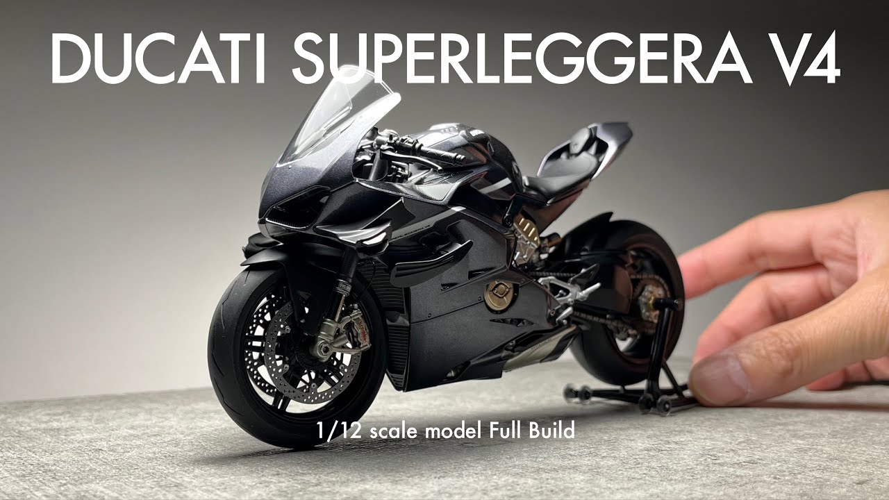 Building Tamiya 1/12 DUCATI SUPERLEGGERA V4 Scale Mode - YouTube