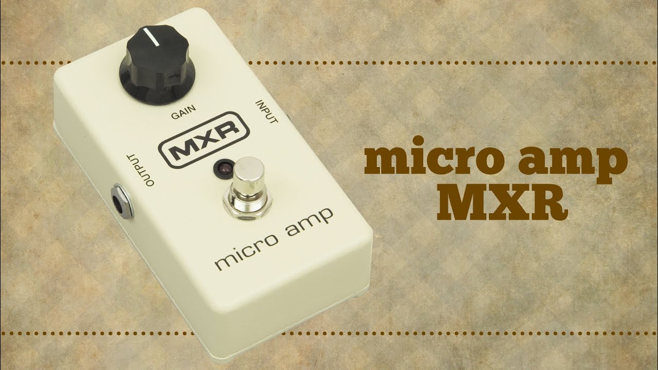 Micro Ampli MXR - Turbo Guitar #58 - YouTube
