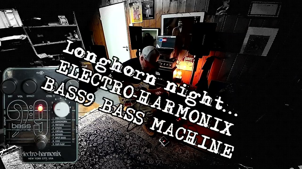 ELECTRO-HARMONIX BASS9 BASS MACHINE - YouTube