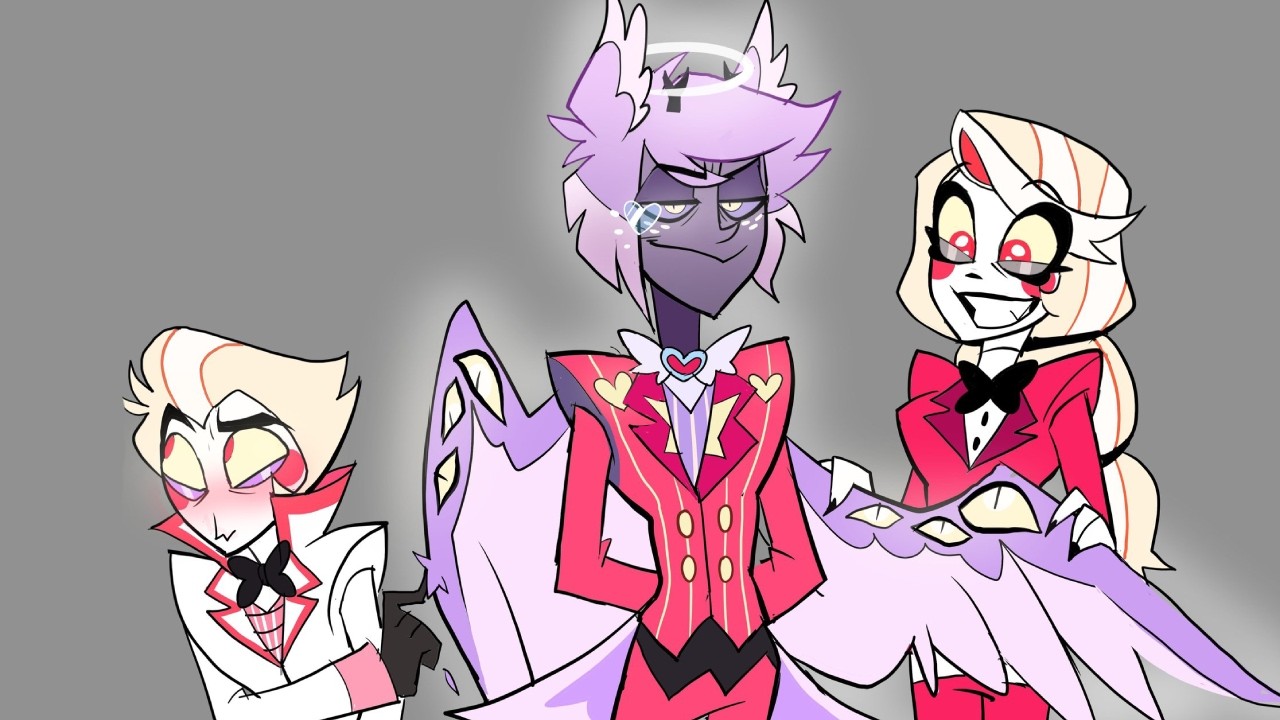 He Shouldn't Be Here 😈😇 Hazbin Hotel Season 2 • COMICS