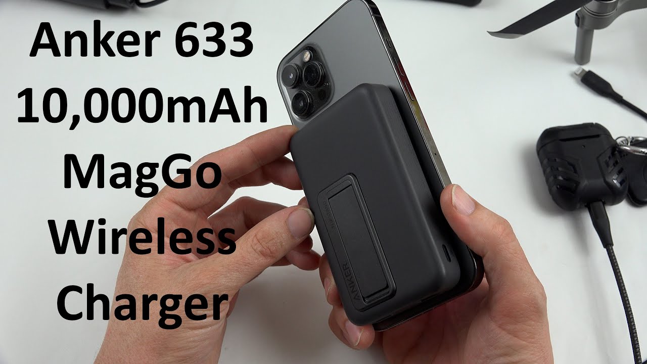 Anker 633 Magnetic 10,000mAh MagGo Wireless Battery Charger - YouTube