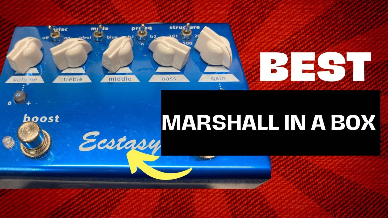 My Favorite Marshall In A Box. Bogner Ecstacy Blue Overdrive - YouTube