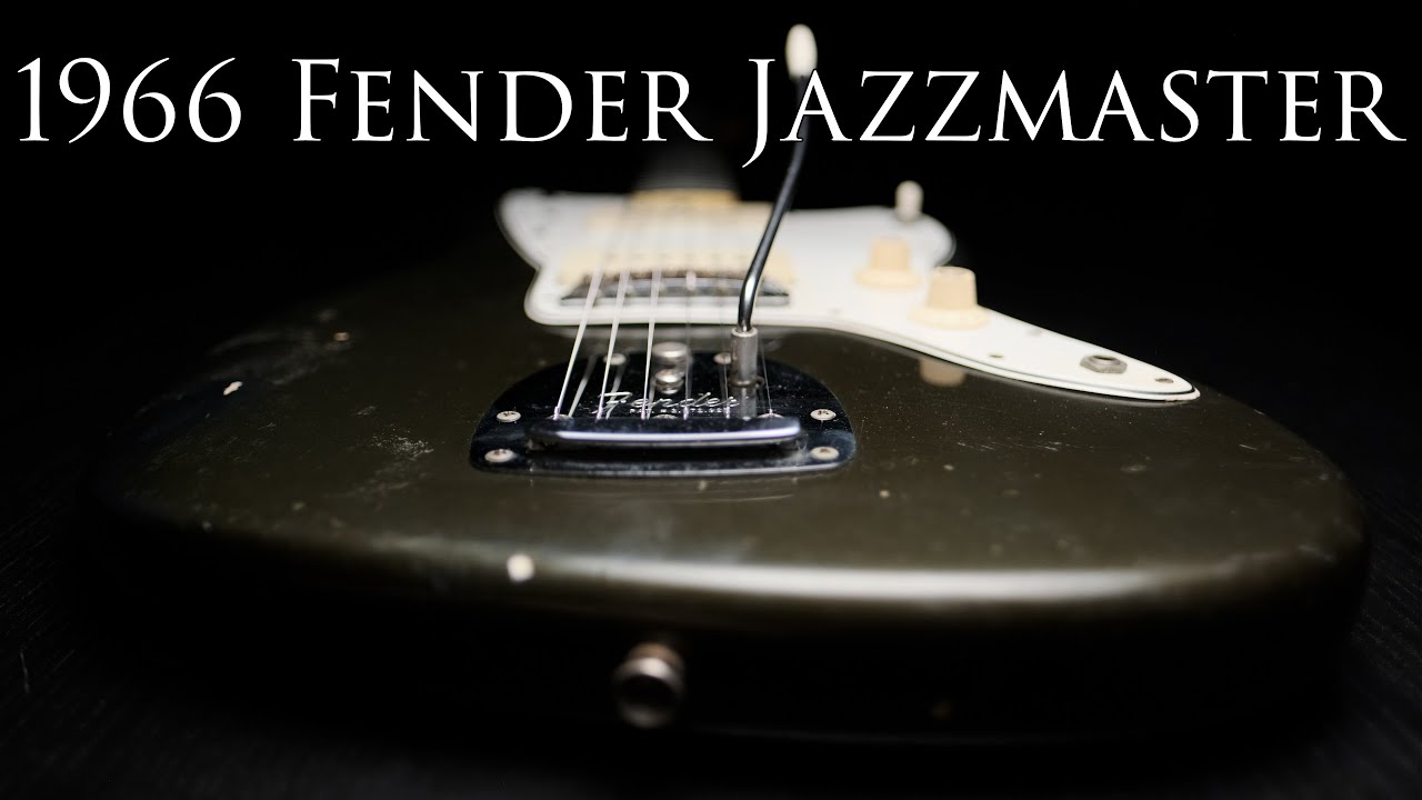 1966 Fender Jazzmaster in CUSTOM COLOR Charcoal Frost! - YouTube