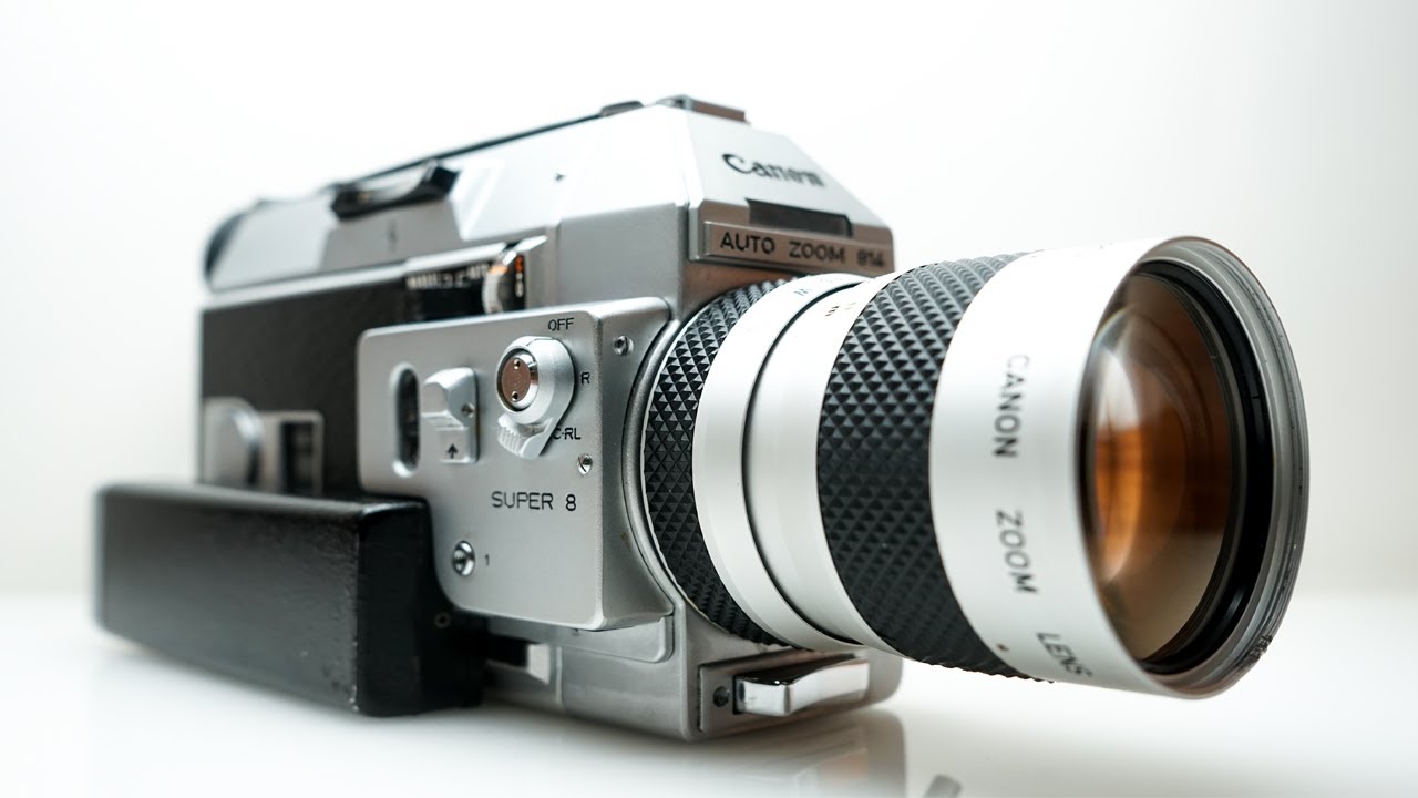 Canon Auto Zoom 814 - Super 8 Movie Camera - YouTube