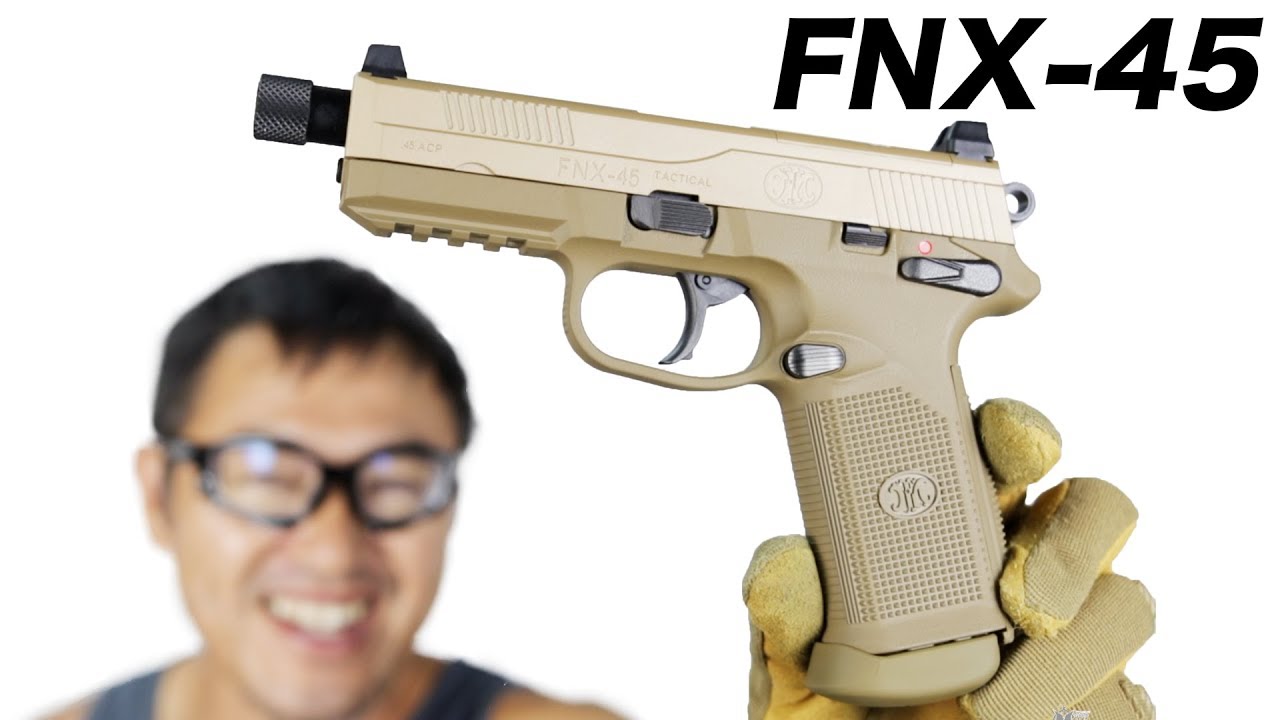 FNX-45 タクティカル ガスガン 東京マルイ エアガンレビュー - YouTube