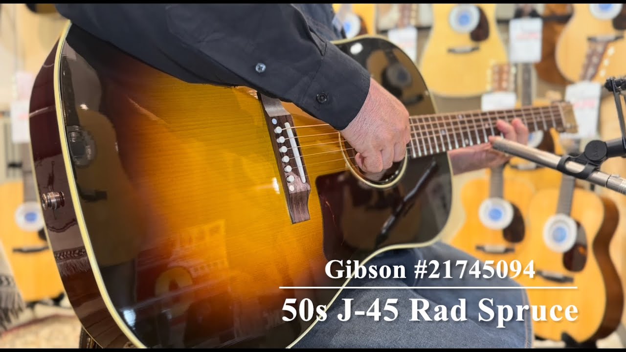 Gibson 50s J-45 Original Red Spruce #21745094 【限定10本