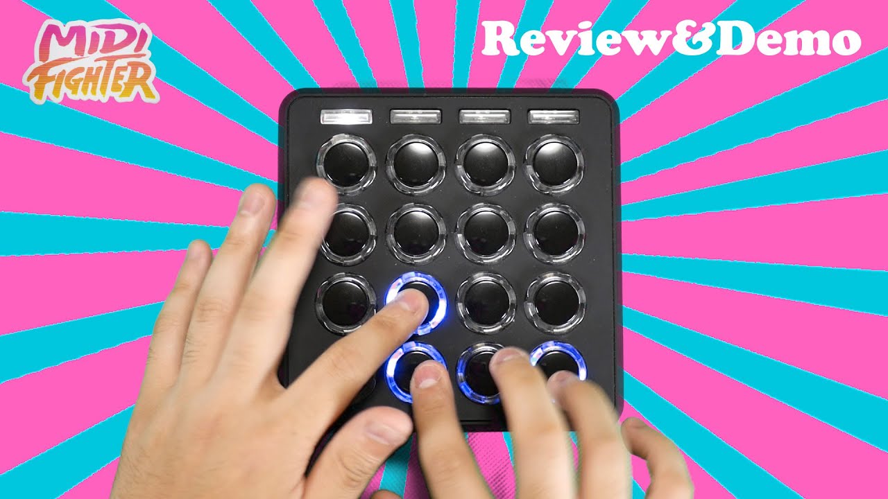 MIDI FIGHTER 3Dがやってきたのでレビューします！【DJ TECH TOOLS