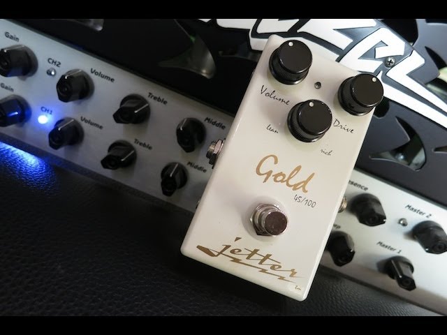 Jetter Gold 45/100 Overdrive - Pedal Demo - YouTube