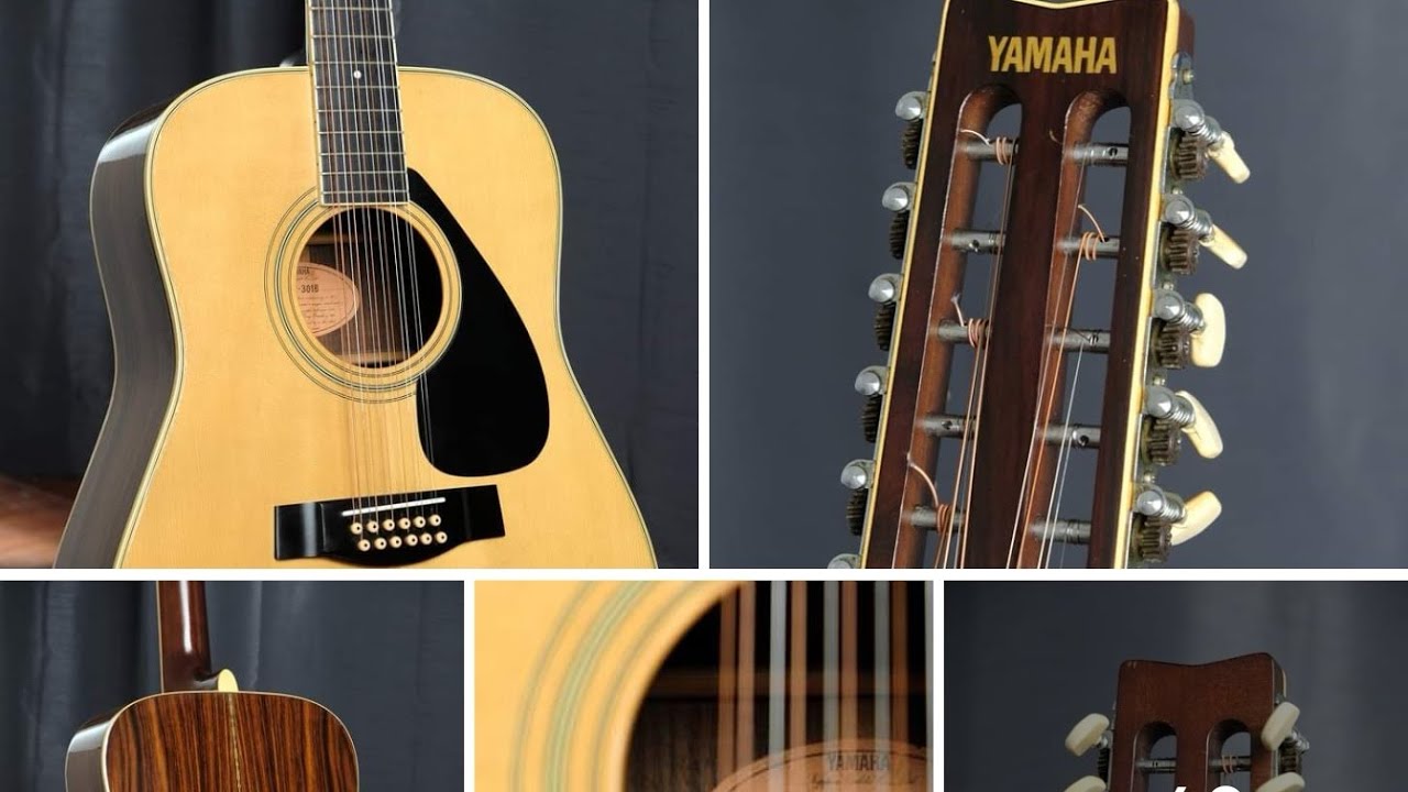 Yamaha FG12-301B Japan 1978 #12Strings : รีวิว - YouTube