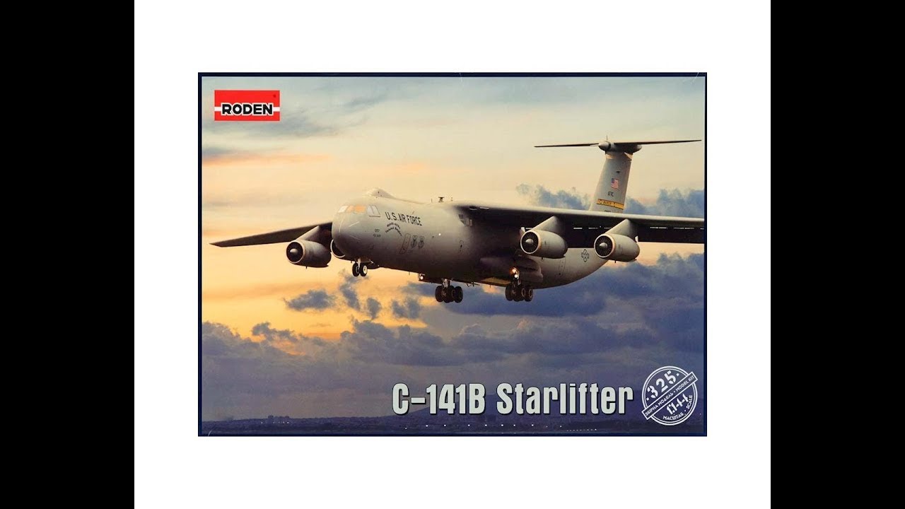 Roden 1/144 C-141B Starlifter buil. Part Twelve.. the end!! - YouTube