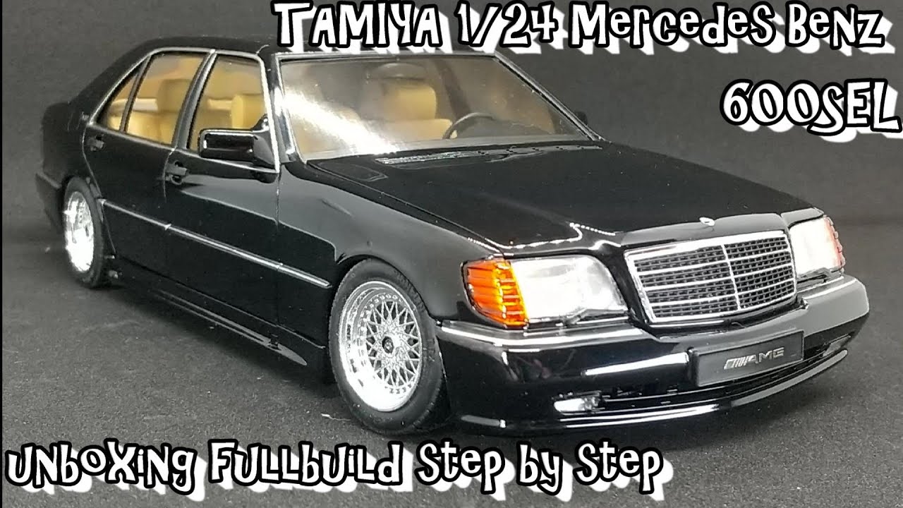 Scale Car Plastic Model TAMIYA 1/24 Mercedes Benz W140 600SEL AMG