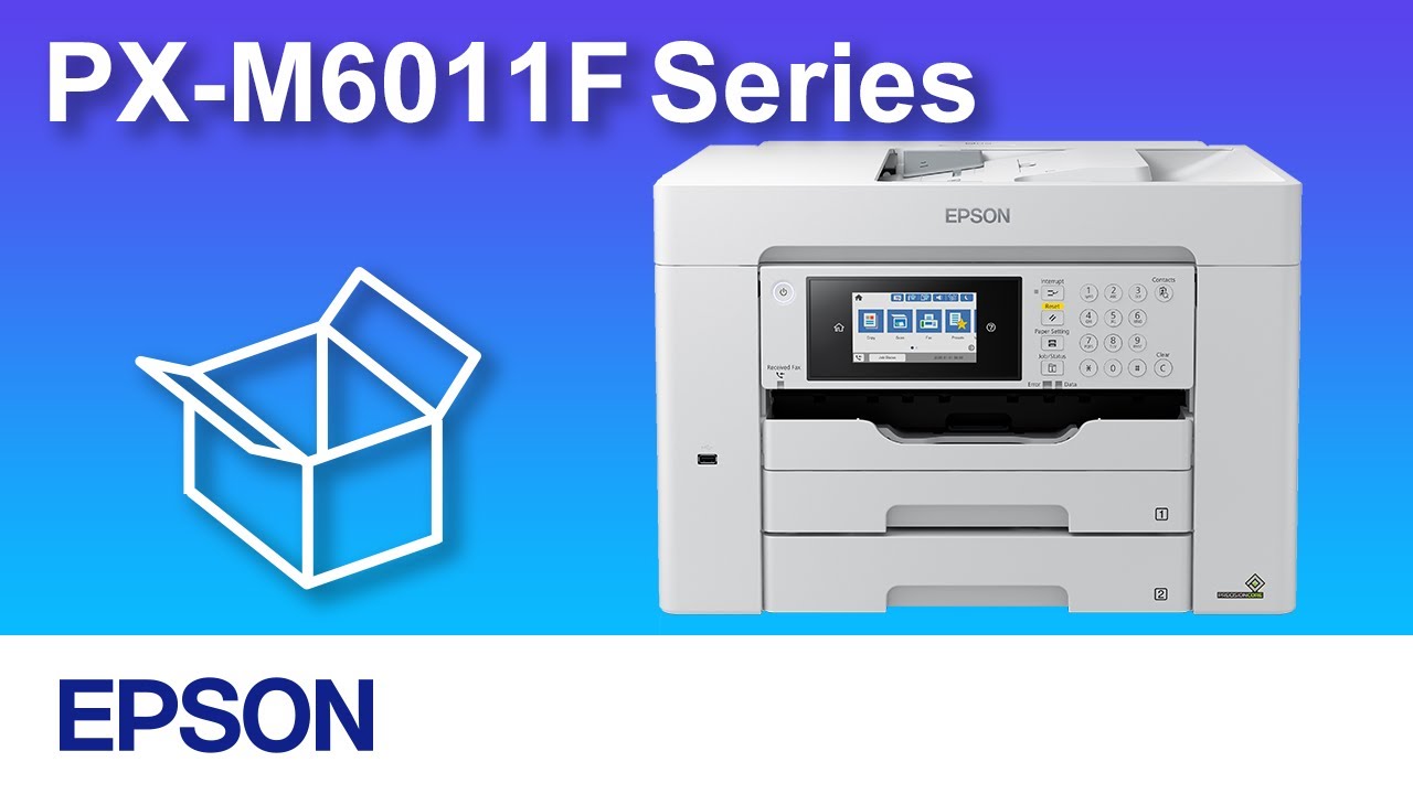 プリンターのセットアップ (エプソン PX-M6011F Series) NPD6609 - YouTube