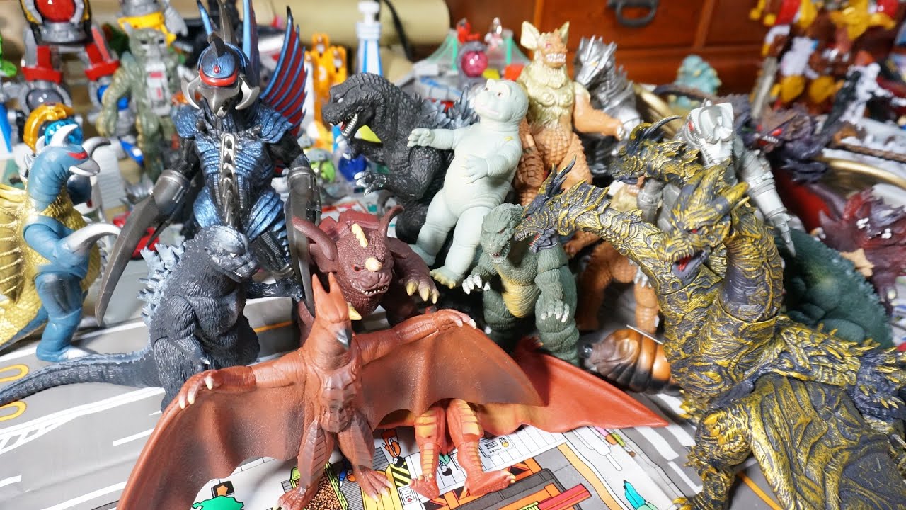完結】ゴジラシリーズのソフビコレクションを一挙公開 後編
