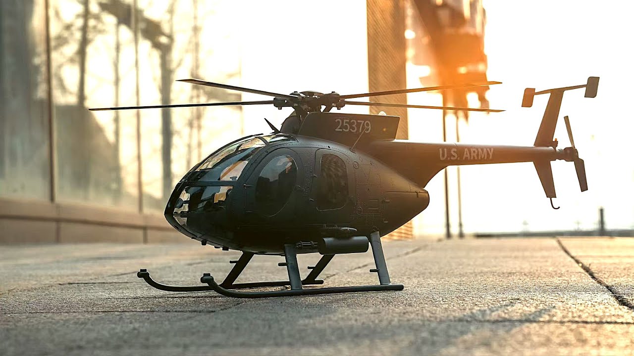 YUXIANG F119S GPS MD500 1:16スケール・MH-6 Little Bird 戦闘機