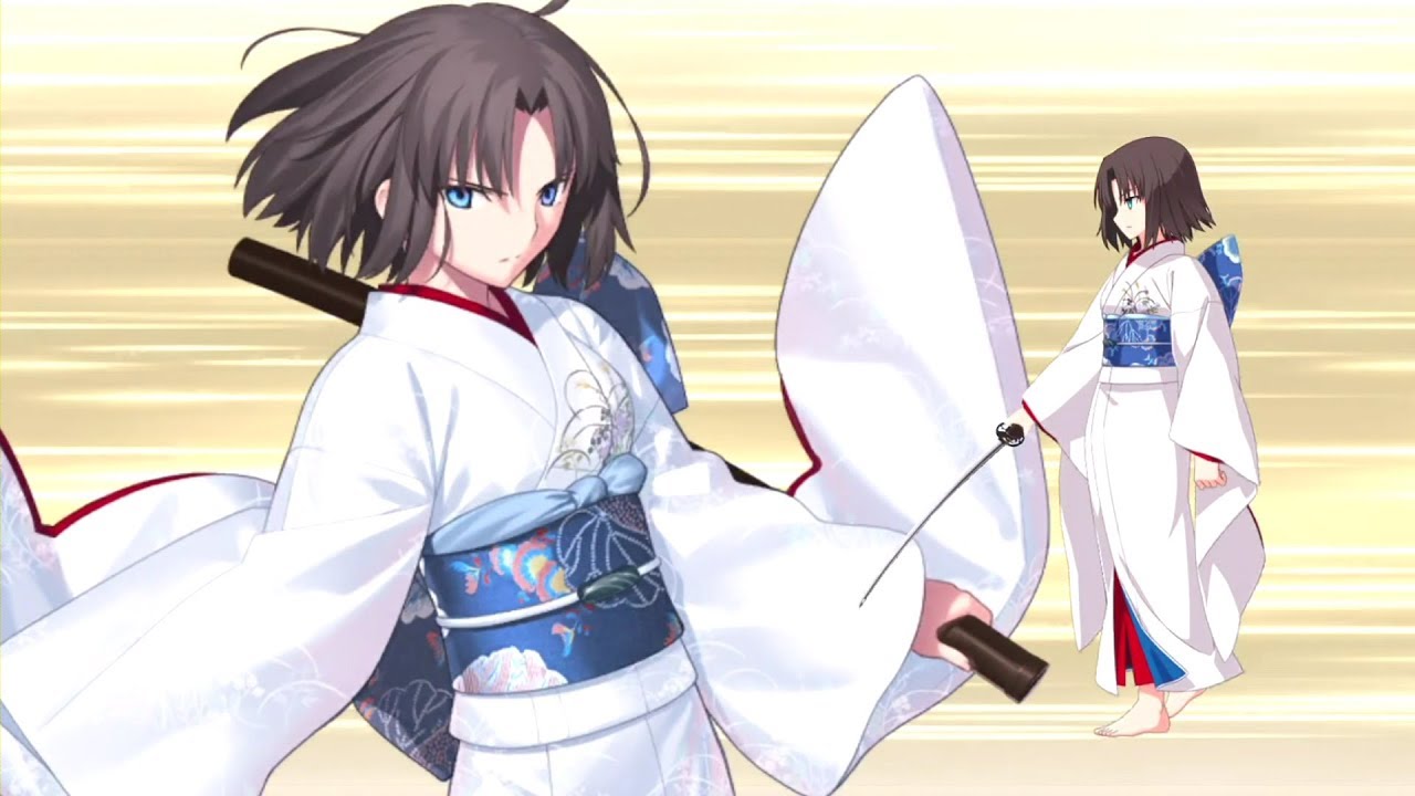 FGO】両儀式(セイバー)[新モーション]（宝具＋EXアタック）【復刻版:空