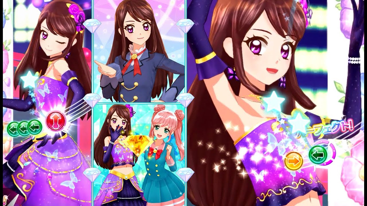 アイカツフレンズ！紫吹蘭でSummer Tears Diary・とてもむずかしい