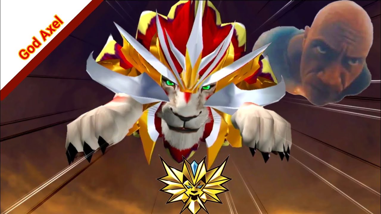 God axel gameplay. Strong animal kaiser max4 | 百獣大戦グレート