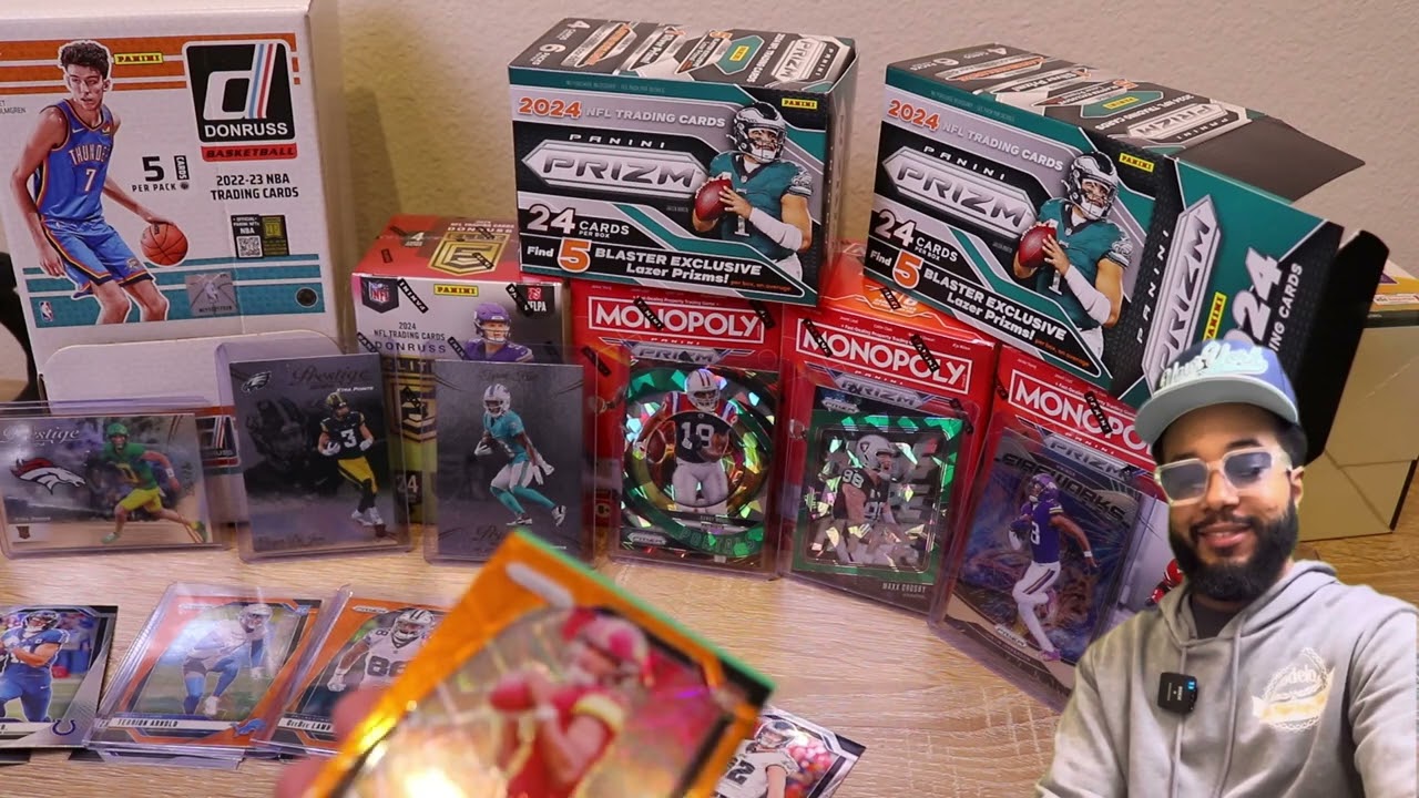 Unexpected: Jayden Daniels Rookie Lazer Panini Prizm 2024 Blaster