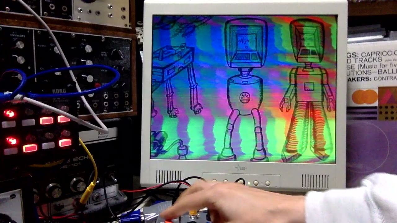 ビデオシンセサイザーを作って遊んでみた！パート3 / DIY Video synth