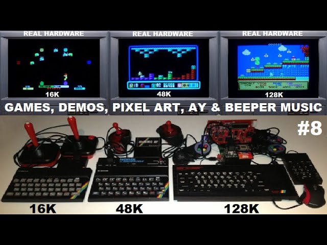 ZX SPECTRUM 16K, 48K, 128K - The BEST in GAMES & DEMOS on REAL