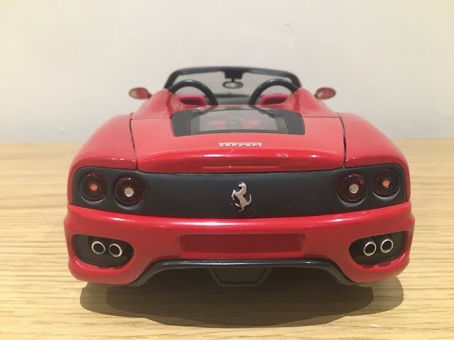1:18 Hotwheels Ferrari 360 Spider - YouTube