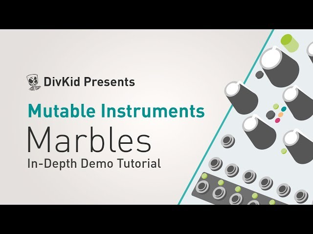 Mutable Instruments - Marbles (random sampler) *In Depth Eurorack