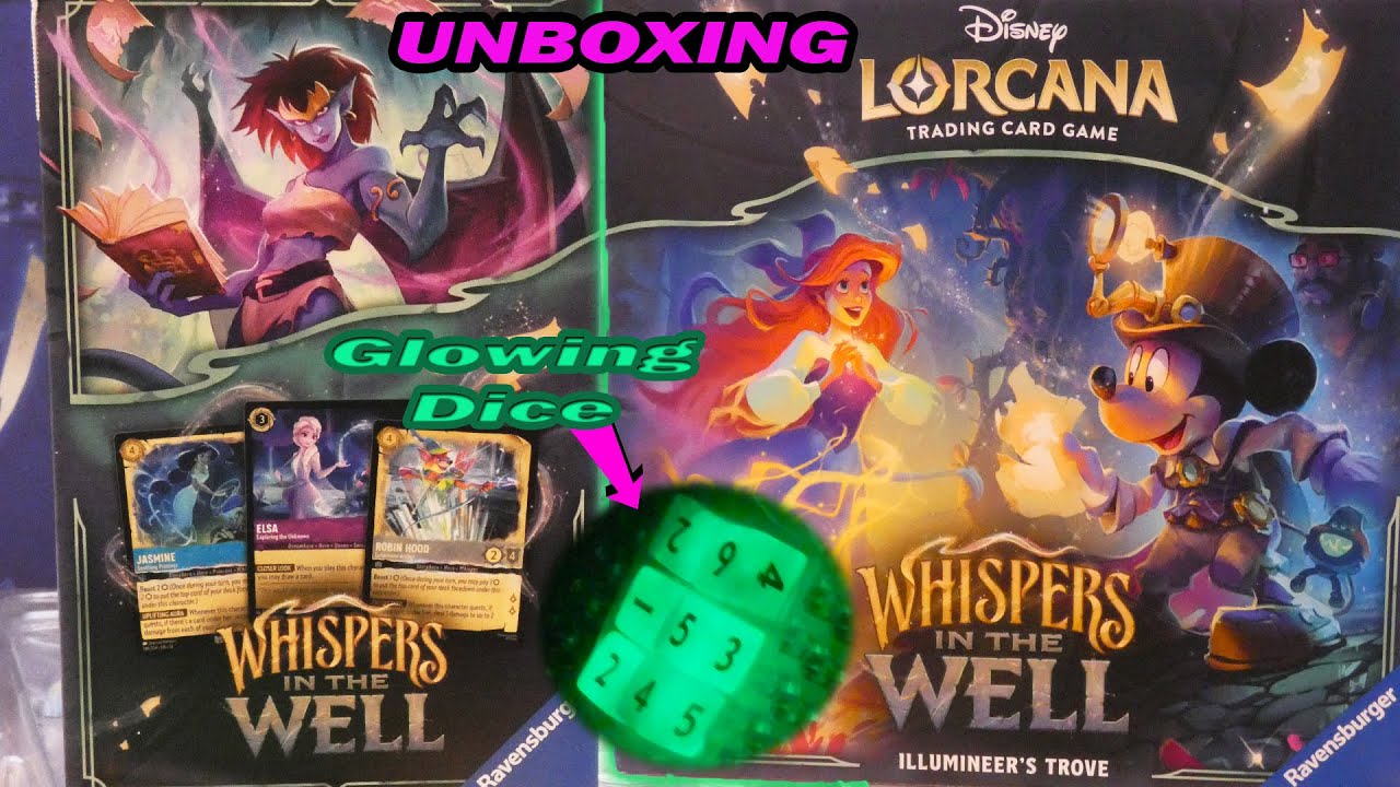 Whispers in the Well TROVE UNBOXING | Disney Lorcana Illumineer's