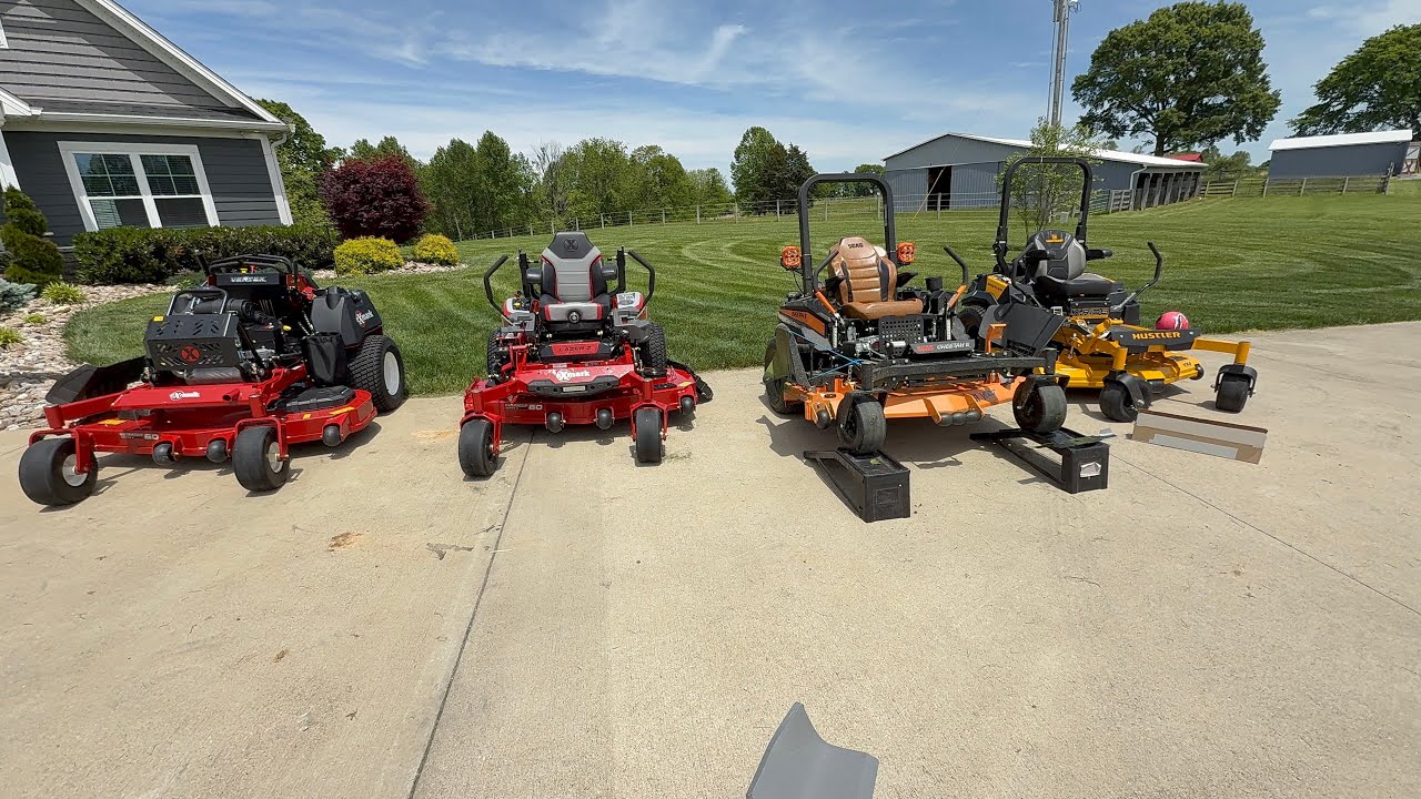 Exmark lazer z VS Scag Cheetah 2 Vs Hustler X-Ride 2025 comparison