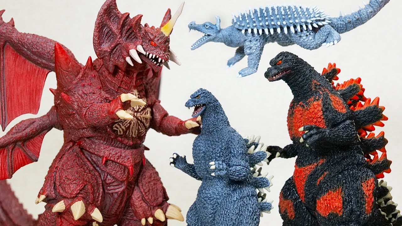 東宝怪獣コレクション】ゴジラvsデストロイア&初代アンギラス&ビオゴジ