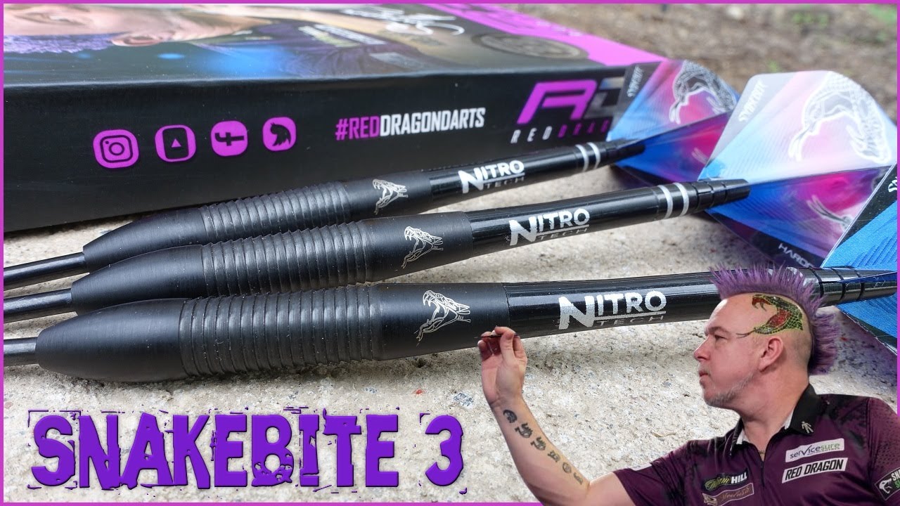 Red Dragon PETER WRIGHT Snakebite 3 Darts Review - YouTube