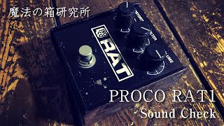 PROCO RATをレビュー！年代別の見分け方とサウンドを比較してみた