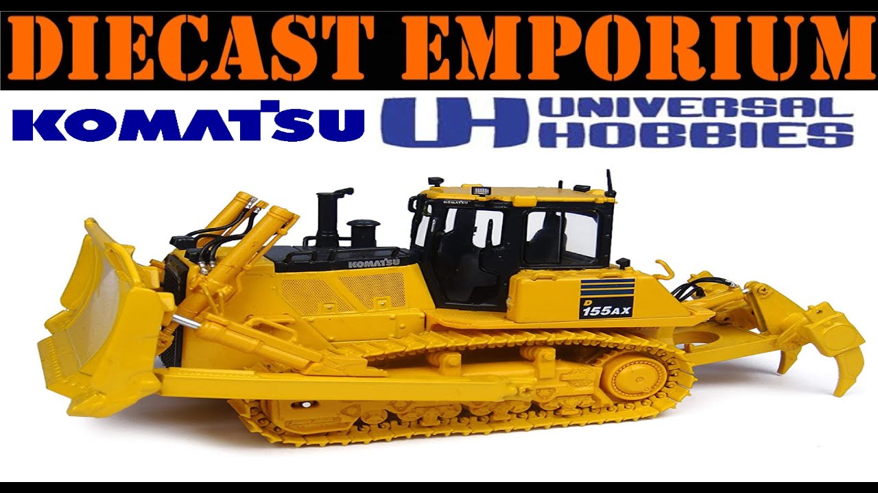 1:50 Scale Universal Hobbies Komatsu D155AX-7 Crawler Dozer