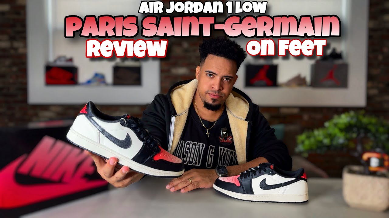 Air Jordan 1 Low PSG - Review & On Feet - YouTube