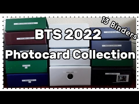 2022 BTS Photocard Collection (Binder Flip Through / Binder Tour