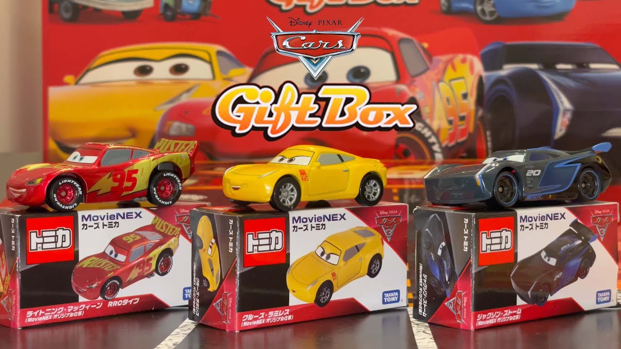 Lightning McQueen, Cruz Ramirez & Jackson Storm fr Disney Pixar