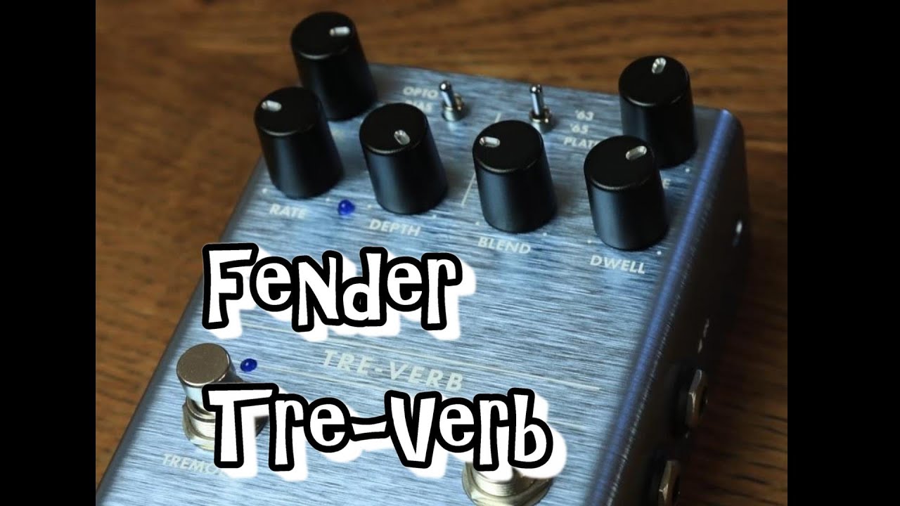 Deep Dive and full demo of the Fender Tre-Verb Pedal